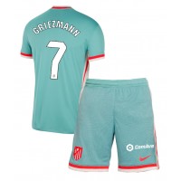 Maglia Calcio Atletico Madrid Antoine Griezmann #7 Seconda Divisa Bambino 2024-25 Manica Corta (+ pantaloncini)